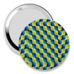 Illusion Waves Pattern 3  Handbag Mirrors by Sparkle