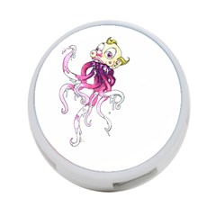 Carnie Squid 4-port Usb Hub (one Side) by Limerence