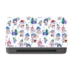 Cute Snowmen Celebrate New Year Memory Card Reader with CF Front