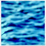 Blue Waves Abstract Series No4 Canvas 16  x 16  15.2 x15.41  Canvas - 1