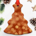 Light Reflections Abstract No7 Peach Ornament (Christmas Tree)  Front