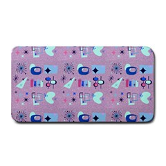 50s Diner Print Pink Medium Bar Mats by NerdySparkleGoth