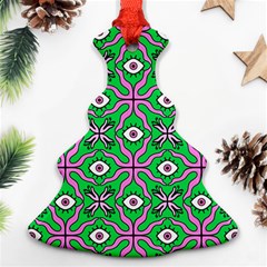 Abstract Illustration With Eyes Ornament (christmas Tree)  by SychEva