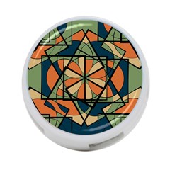 Abstract Pattern Geometric Backgrounds   4-port Usb Hub (two Sides) by Eskimos