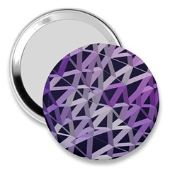 3d Lovely Geo Lines  Iv 3  Handbag Mirrors by Uniqued