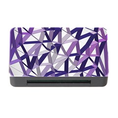 3d Lovely Geo Lines X Memory Card Reader With Cf by Uniqued