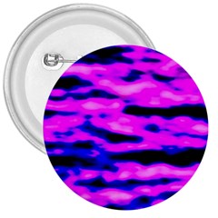 Purple  Waves Abstract Series No6 3  Buttons by DimitriosArt