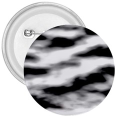 Black Waves Abstract Series No 2 3  Buttons by DimitriosArt