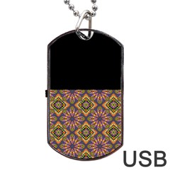 Digitaldesign Dog Tag Usb Flash (one Side) by Sparkle