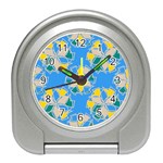 Abstract pattern geometric backgrounds   Travel Alarm Clock Front