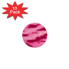Pink  Waves Flow Series 4 1  Mini Buttons (10 Pack)  by DimitriosArt