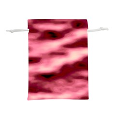 Pink  Waves Flow Series 5 Lightweight Drawstring Pouch (s) by DimitriosArt