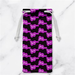 Abstract Waves Jewelry Bag by SychEva