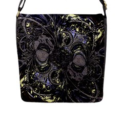 The Pollinator Flap Closure Messenger Bag (l) by MRNStudios
