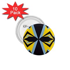 Abstract Pattern Geometric Backgrounds   1 75  Buttons (10 Pack) by Eskimos