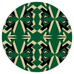 Abstract Pattern Geometric Backgrounds   Round Trivet by Eskimos
