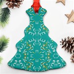 Abstract pattern geometric backgrounds   Ornament (Christmas Tree)  Front