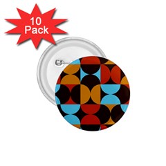 Geometric Pattern 1 75  Buttons (10 Pack) by Valentinaart