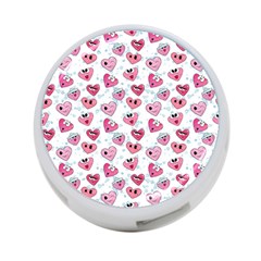 Funny Hearts 4-port Usb Hub (two Sides) by SychEva