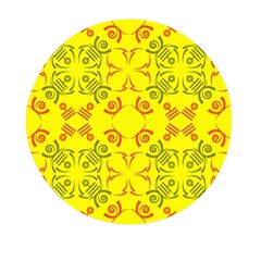 Abstract Pattern Geometric Backgrounds   Mini Round Pill Box (pack Of 5) by Eskimos
