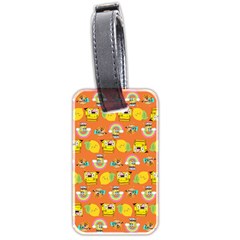 Minionspattern Luggage Tag (two Sides) by Sparkle