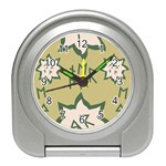Abstract pattern geometric backgrounds   Travel Alarm Clock Front