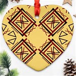 Abstract pattern geometric backgrounds   Ornament (Heart) Front