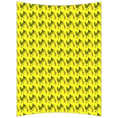 Fern Pattern 2 Yellow Back Support Cushion by violetheavensky