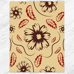Folk Flowers Print Floral Pattern Ethnic Art Canvas 18  X 24  by Eskimos