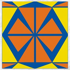 Abstract Pattern Geometric Backgrounds   Canvas 12  X 12  by Eskimos