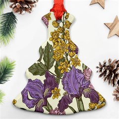 Spring Floral Christmas Tree Ornament (two Sides) by Sparkle