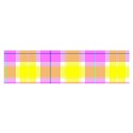 Pink Tartan-8 Satin Scarf (Oblong) Front
