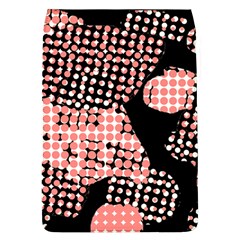 Abstrait Effet Formes Noir/rose Removable Flap Cover (l) by kcreatif