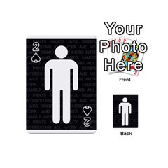 All Work And No Pants Makes Jack Significantly More Interesting Playing Cards 54 Designs (mini) by WetdryvacsLair
