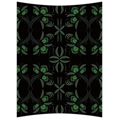 Folk Flowers Floral Art Print Flowers Abstract Art  Back Support Cushion by Eskimos