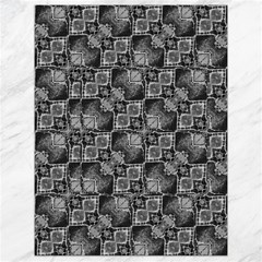 Black And Grey Rocky Geometric Pattern Design Canvas 18  X 24  by dflcprintsclothing