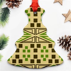 Abstract Pattern Geometric Backgrounds  Ornament (christmas Tree)  by Eskimos