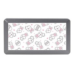 Cute Pattern With Easter Bunny Egg Memory Card Reader (mini) by Jancukart