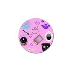 Pastel Goth Witch Pink Golf Ball Marker (10 Pack) by NerdySparkleGoth
