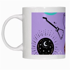 Pastel Goth Witch Purple White Mug by NerdySparkleGoth