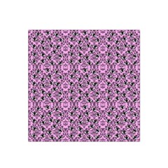Pink Bat Satin Bandana Scarf 22  X 22  by NerdySparkleGoth
