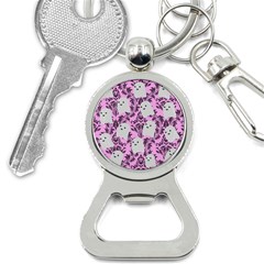 Pink Ghosts Bottle Opener Key Chain by NerdySparkleGoth