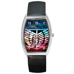 Attack On Titan Shingeki Galaxy Barrel Style Metal Watch by artworkshop
