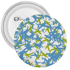 Birds Silhouette Motif Random Pattern 3  Buttons by dflcprintsclothing