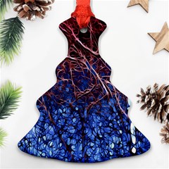 Autumn Fractal Forest Background Ornament (christmas Tree)  by Amaryn4rt
