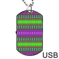 Alienate Me Dog Tag Usb Flash (two Sides) by Thespacecampers
