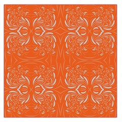 Folk Flowers Print Floral Pattern Ethnic Art Square Satin Scarf (36  X 36 ) by Eskimos