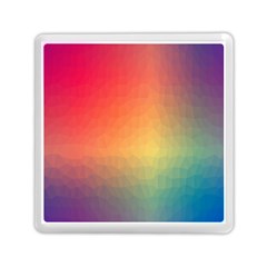 Colorful Rainbow Memory Card Reader (square) by artworkshop
