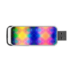 Inverted Circles Portable Usb Flash (two Sides) by Thespacecampers