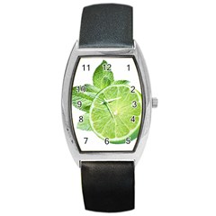 Lemon Clipart Barrel Style Metal Watch by Jancukart